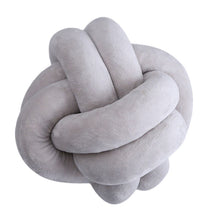 Load image into Gallery viewer, Velvet Ball Knot Pillow
