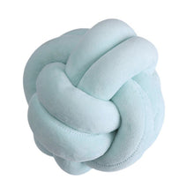Load image into Gallery viewer, Velvet Ball Knot Pillow